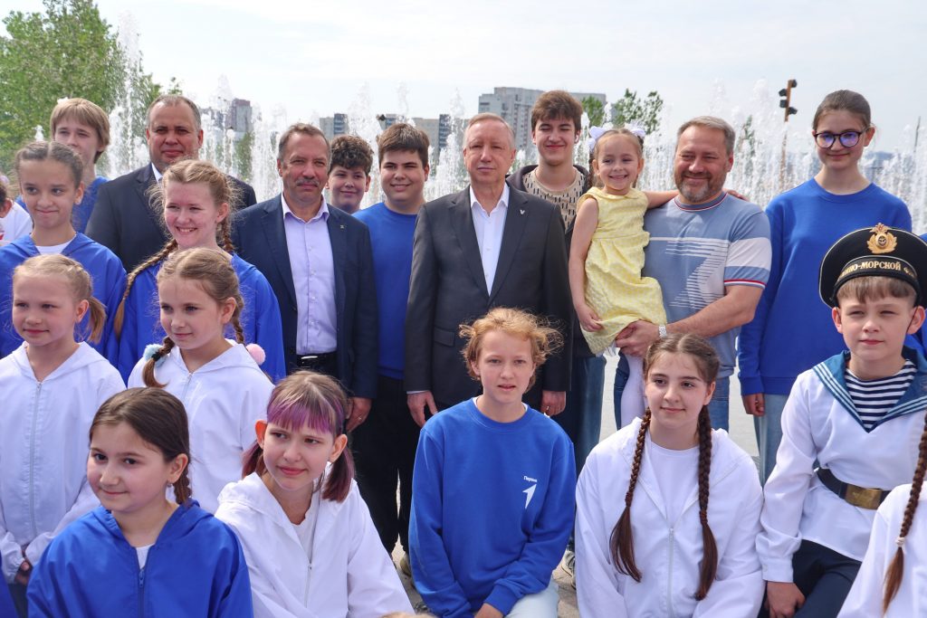 Открытие фонтана в Линейном парке_1